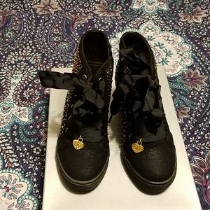 GIRL'S WEDGE SNEAKERS...SIZE 13...PRICE FIRM